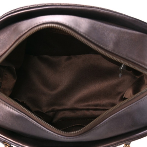 💯Authentic CHANEL Metallic Quilted Shoulder Bag - Picture 11 of 13